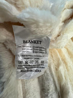 Luxury Cream Faux Fur Throw Blanket