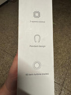 Leafless Hanging Neck Fan with Three-Speed LED and USB Charging
