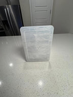 Set of Clear Plastic Storage Containers with Lids