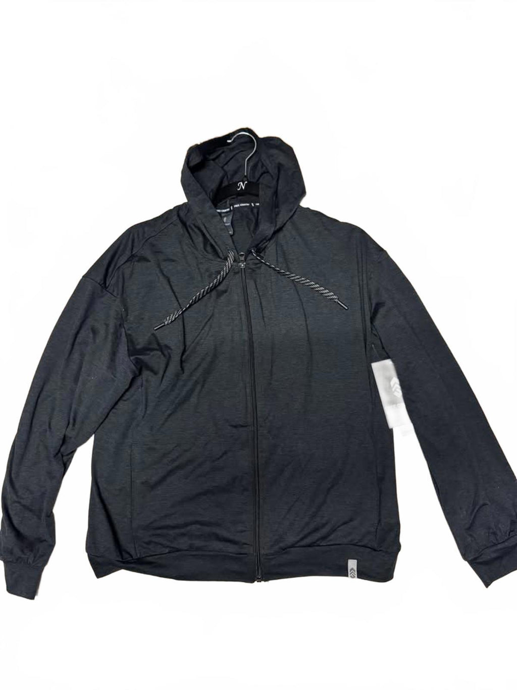 Free Country Men's Dark Gray Full Zip Hooded Jacket